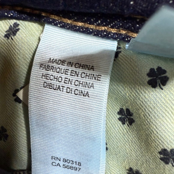 Lucky Brand Women's Jeans Plus 24W Reese Boyfriend Blue Denim - Stretch,Mid-Rise - Picture 10 of 12